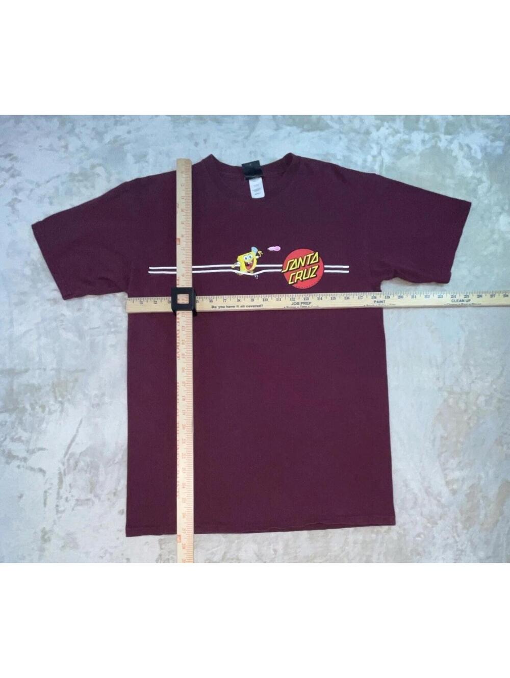 Santa Cruz x SpongeBob Nickelodeon Tee T Shirt Skater Skateboarder Tillys Mens M - Picture 8 of 10